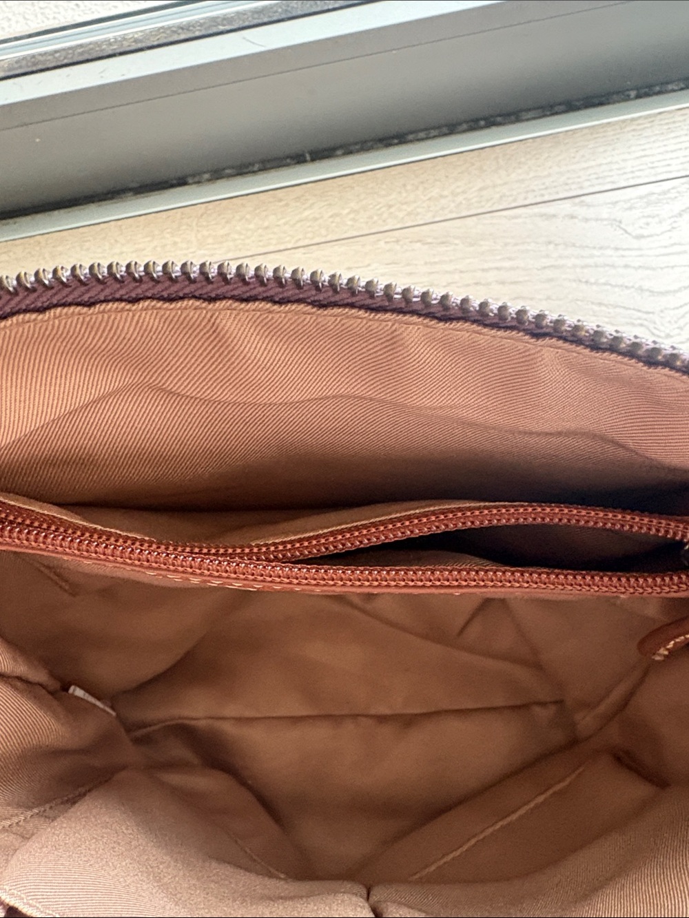 The Sak Purple Leather Crossbody with Brown Tassels - Picture 12 of 14